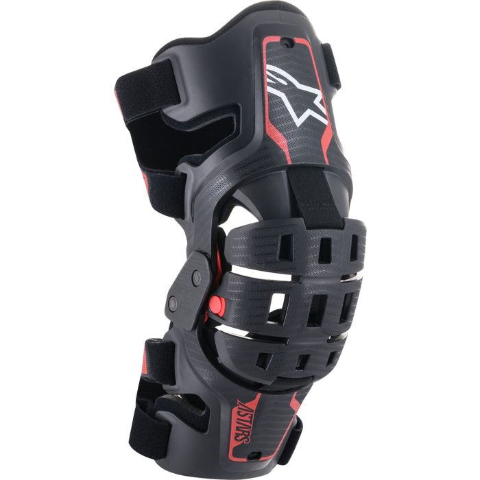 Alpinestars Youth Bionic 5s Knee Braces Black Red