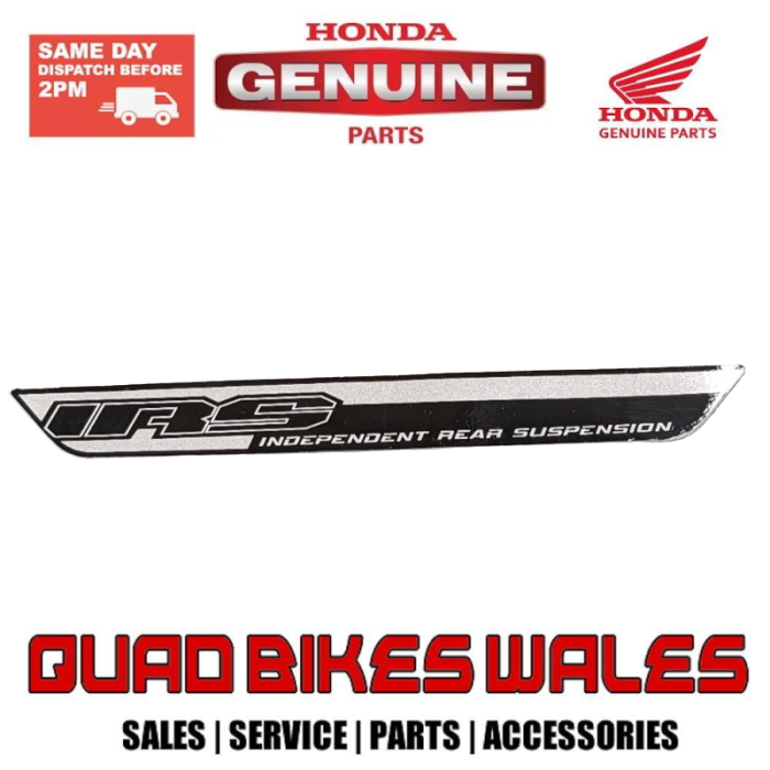 Genuine Honda MARK,REAR *TYPE1* 86801-HR6-A60ZB