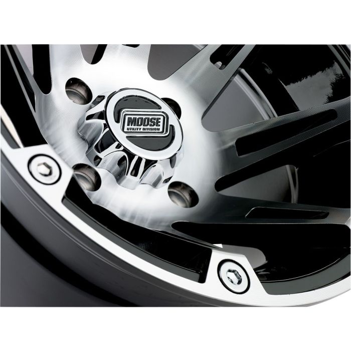 Moose Utility 387 Machined 12X8 4/136 4+4 Alloy Quad UTV Wheel