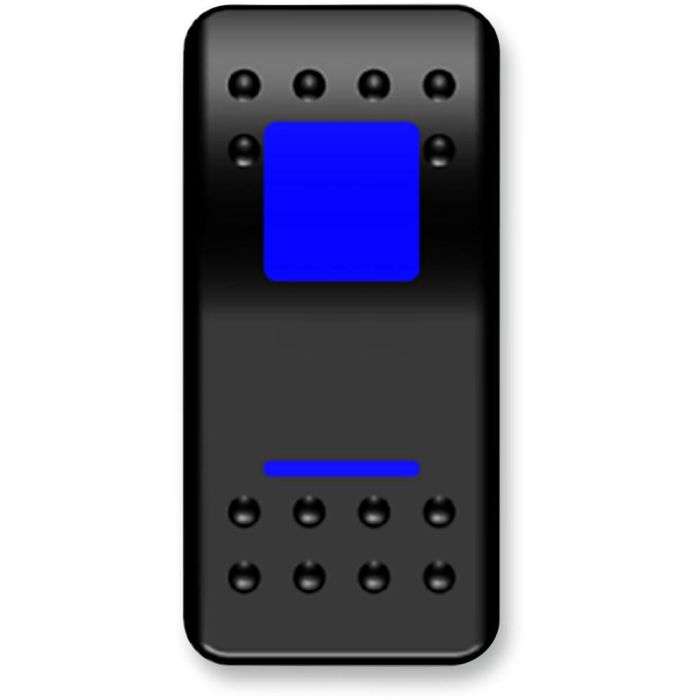 MUD On/Off Blue Rocker Switch ATV UTV