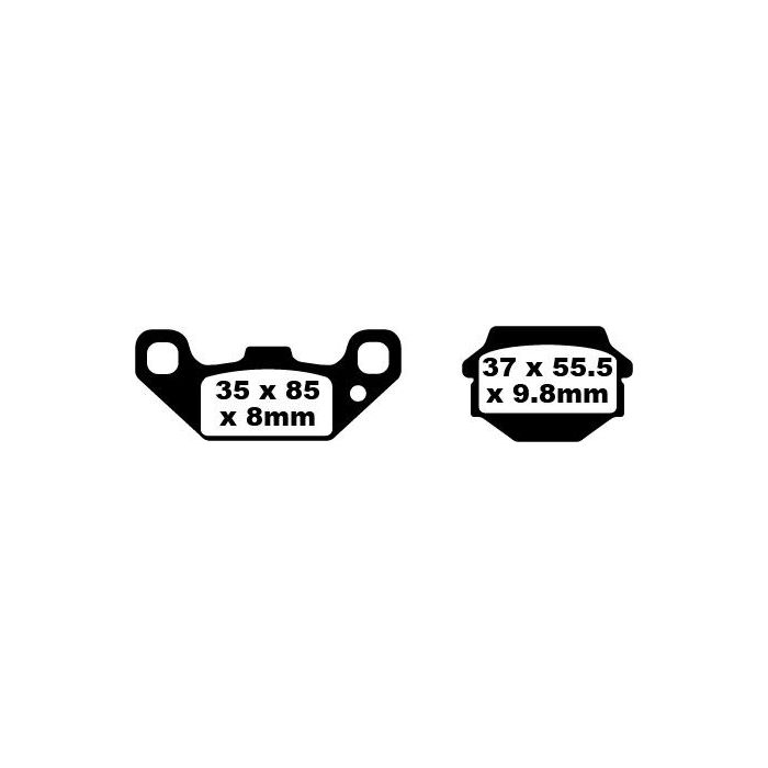 FA128TT EBC Quad Brake Pads