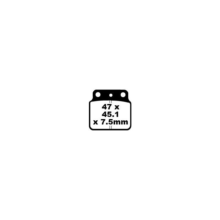 FA137TT EBC Quad Brake Pads