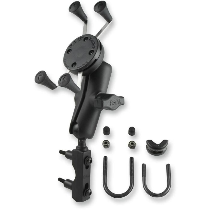 Ram Mounts Ram Combination Brake/Clutch Resevoir U-Bolt Mount W/ Universal X-Grip Cell Phone Holder - RAM-B-174-UN7