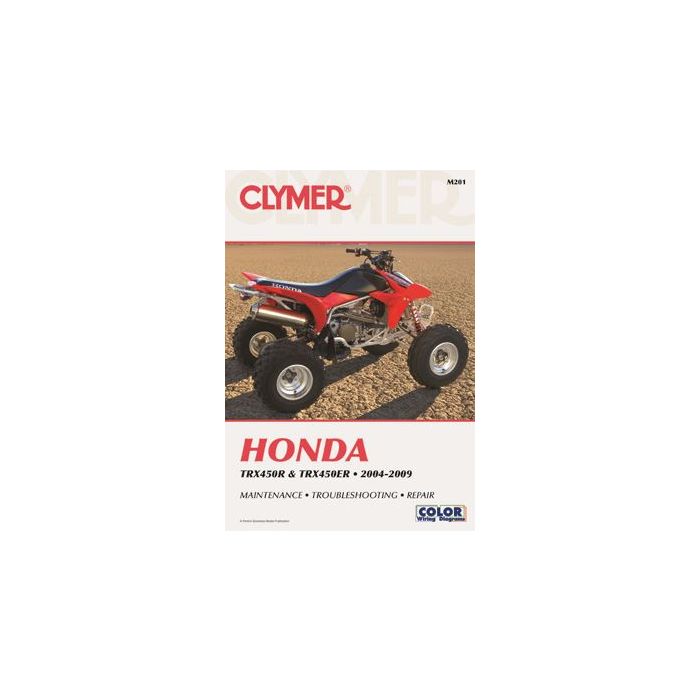 Honda TRX450R 04-09 TRX450ER 06-09 Clymer Workshop Manual