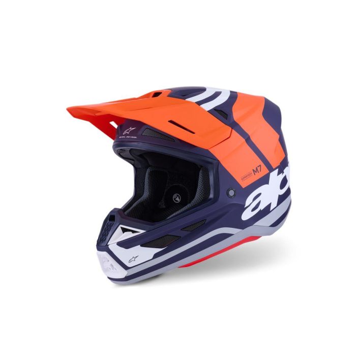 ALPINESTARS SM7 Core Helmet ORAN/BLUE 2025 Model