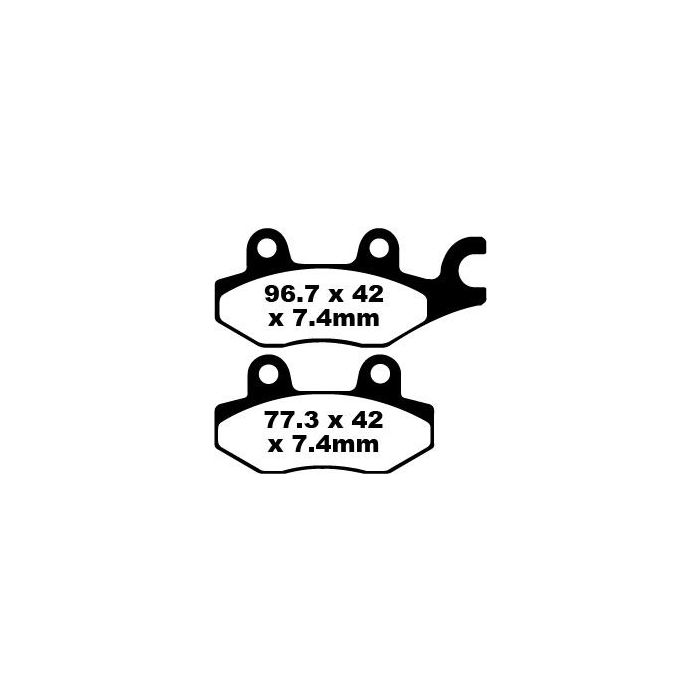 FA165TT EBC Quad Brake Pads