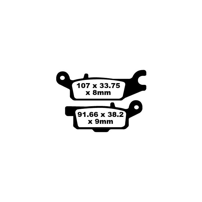 FA445TT EBC Quad Brake Pads