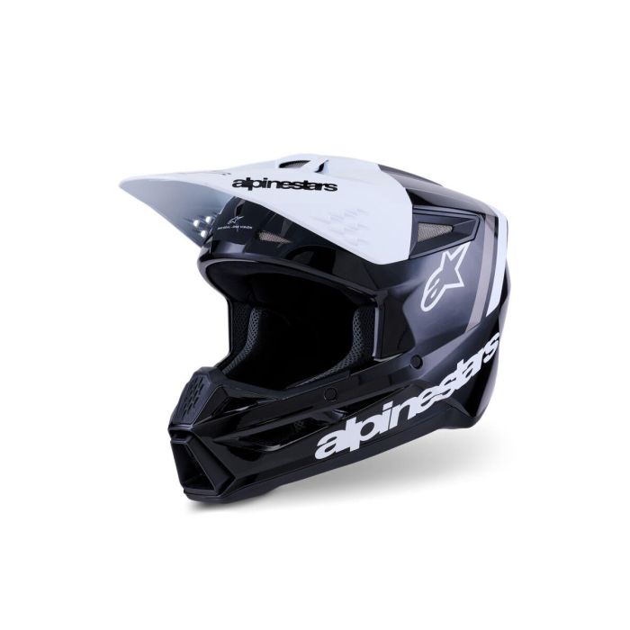 ALPINESTARS SM3 Radium Helmet BLK/WH/GY 2025 Model