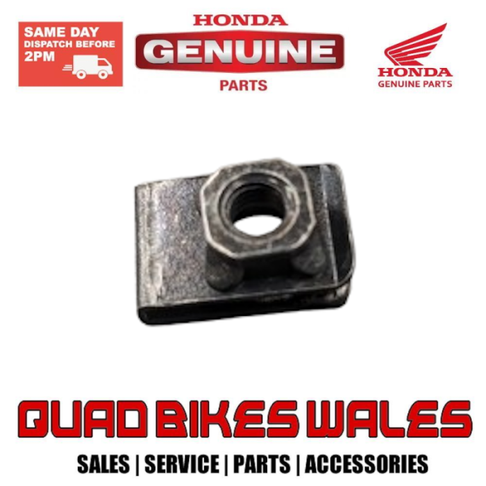 Genuine Honda NUT, FENDER SETTING (6MM) 84601-HC4-000