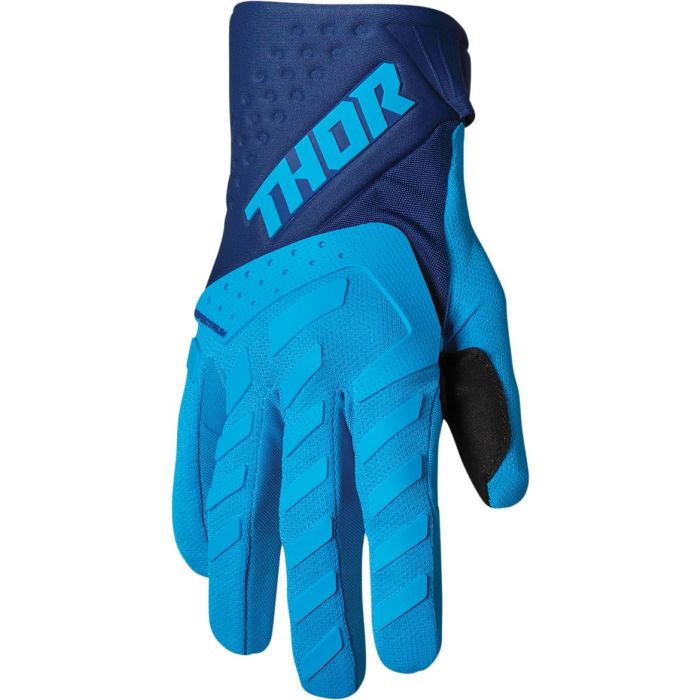 THOR Youth Spectrum MX Motorcross Gloves Blue/Navy