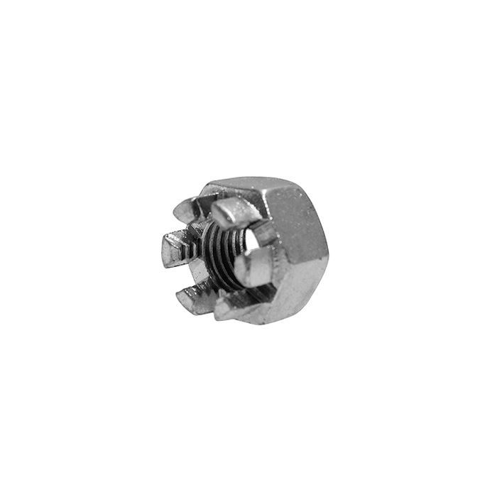 Axle Castle Nut End 18mm Dura Blue