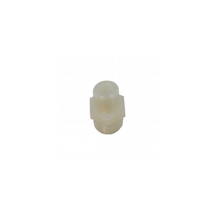 Fimco Parts Nylon Hex Reducer Nipple 1/2 x 3/8 MNPT