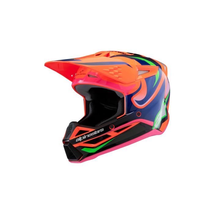 ALPINESTARS Youth SM3 Deegan Orange/Multi MX Helmet