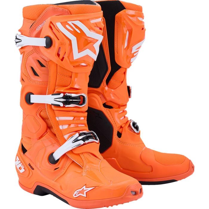ALPINESTARS Tech 10 Supervented Boots ORG FL/BLK/WHT