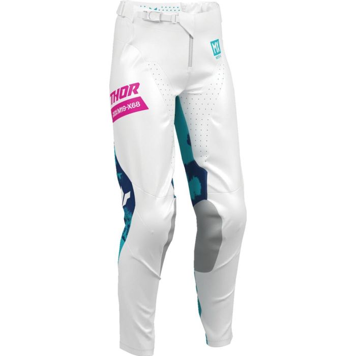 THOR Women's Launchmode Bleach Pants White/Blue
