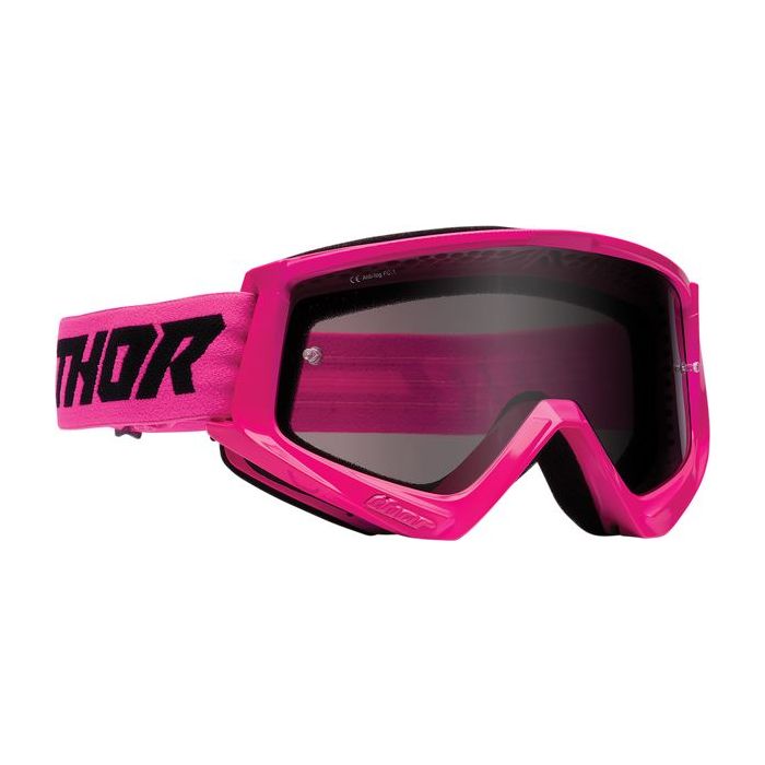 THOR Combat Sand Racer Goggles Hi-Vis/Pink/Black