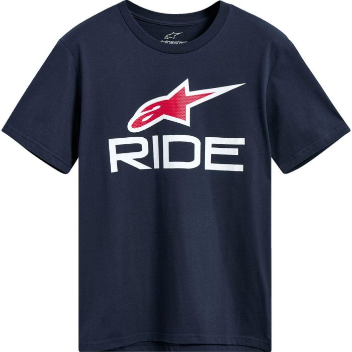 ALPINESTARS Ride 4.0 CSF T-Shirt NAVY/WHITE/RED