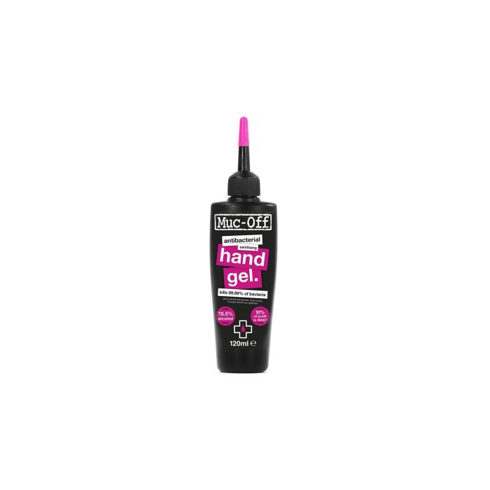Muc-Off Antibacterial Sanitising Alcohol Hand Gel 120ml Pocket Size