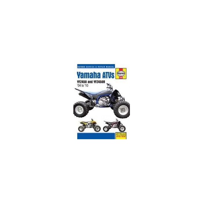 Yamaha YFZ450 YFZ450R 04-10 Quad Haynes Manual