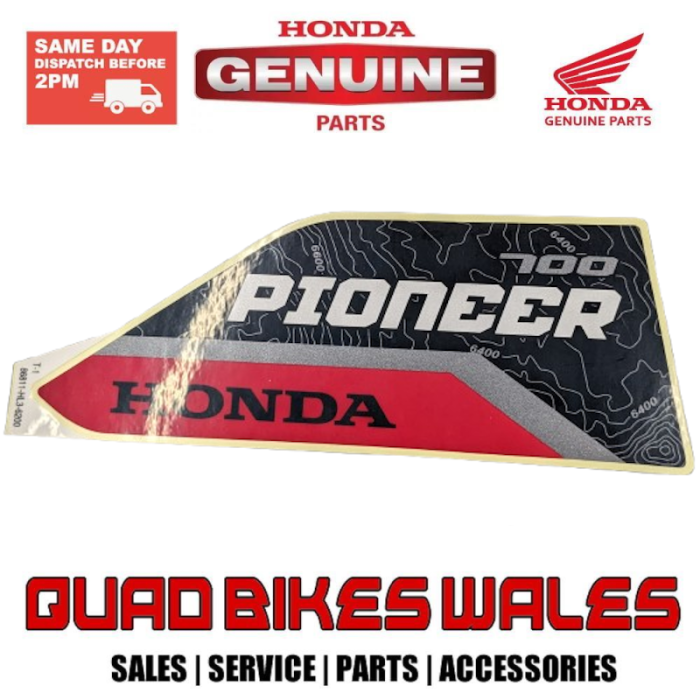 Genuine Honda MARK,R BED*TYPE1* 86811-HL3-620ZB