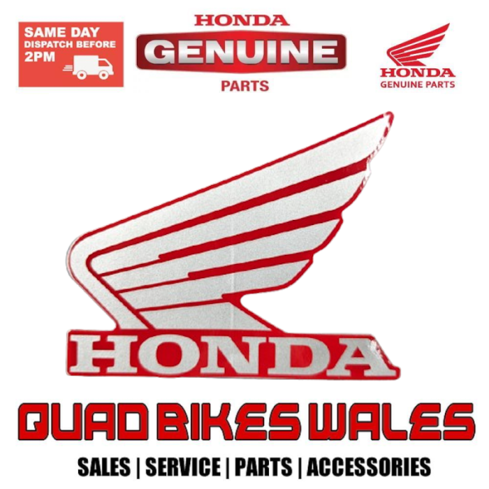 Genuine Honda EMBLEM,L F*TYPE1* 87122-HP5-600ZA