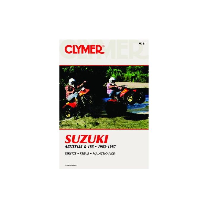 Suzuki ALT/LT125 & 185 1983-1987 Clymer Workshop Manual