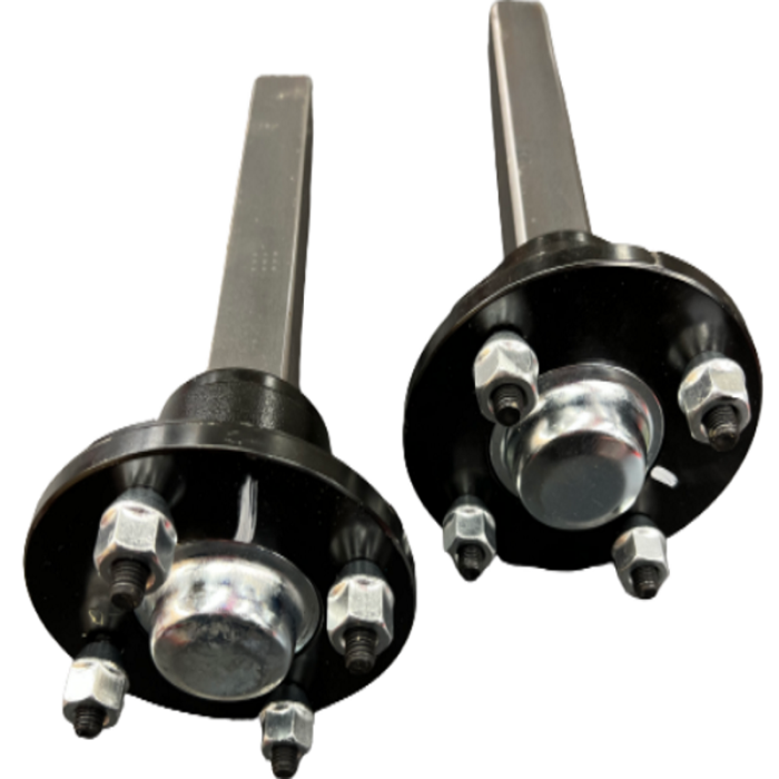 Pair Of Quad Bike Weld On Trailer Hub & Stubs