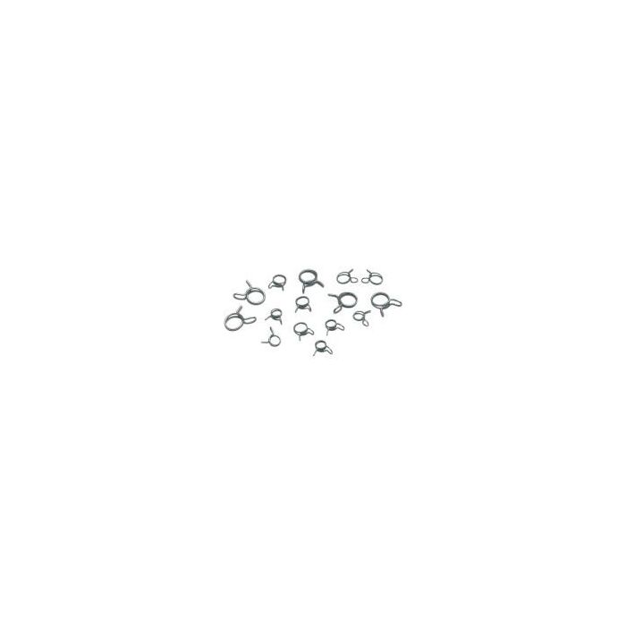 Moose Racing Fuel/Vacuum Line Hose Clamps 15PK
