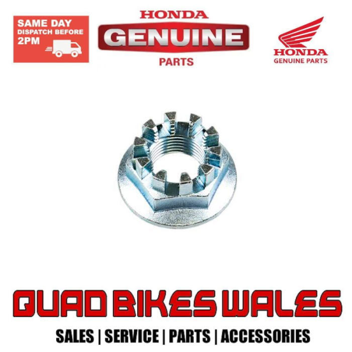 Genuine Honda Axle Castle Nut 18mm 1.5mm Pitch Thread