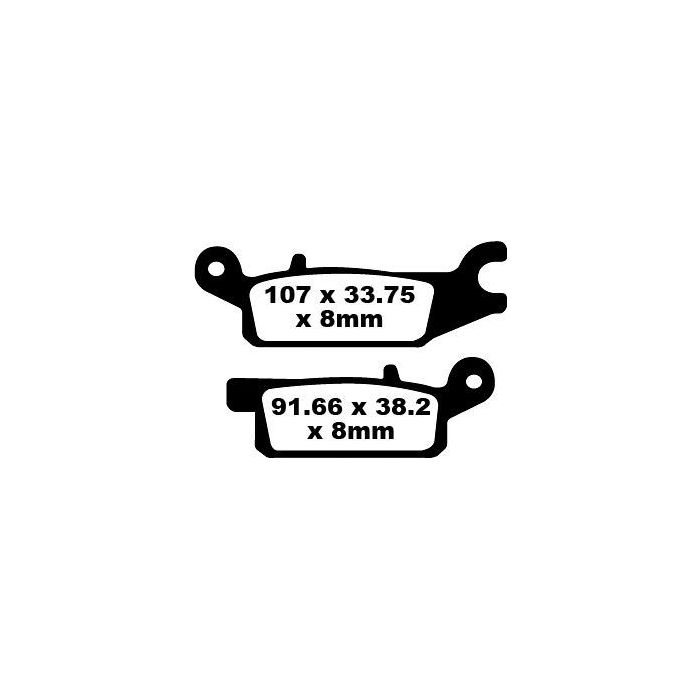FA443R EBC Quad Brake Pads