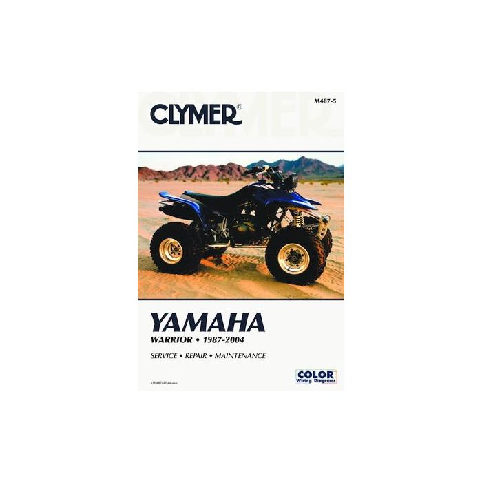 Yamaha Warrior 87-04 Clymer Workshop Manual