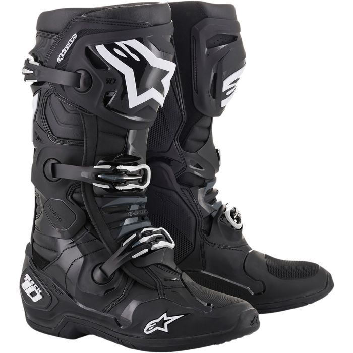 Alpinestars Tech 10 Boots Black White