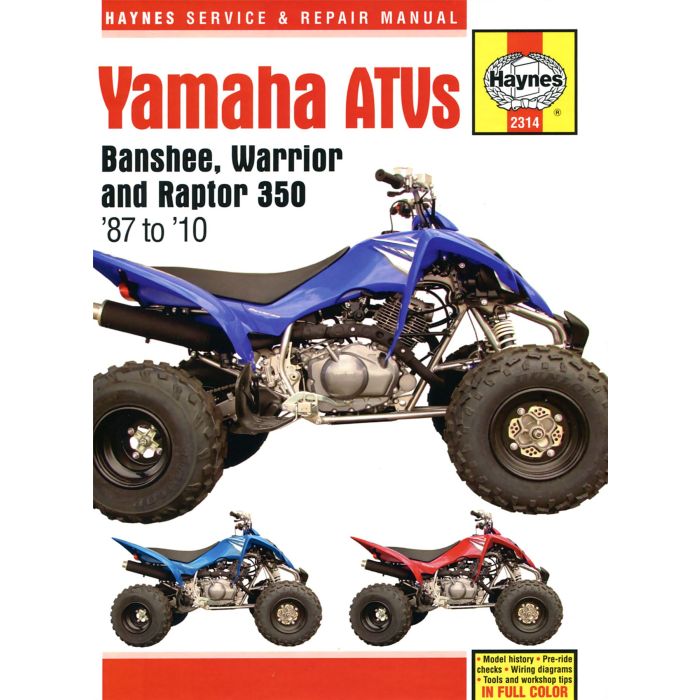 Yamaha Warrior & Banshee Quad Haynes Manual