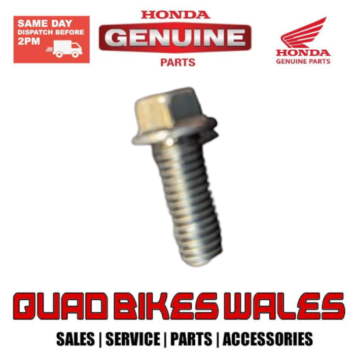 Genuine Honda BOLT, FLANGE, 6X16 96001-0601600