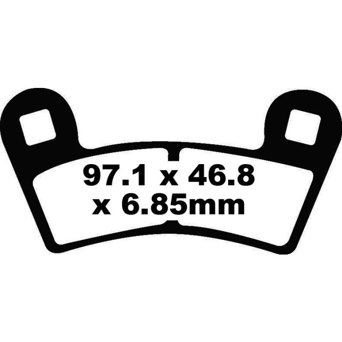 FA456R EBC Quad Brake Pads