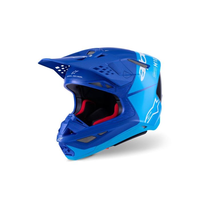 ALPINESTARS Supertech M10 Flood MIPS® Helmet BLUE/BLK-CARB 2025 Model