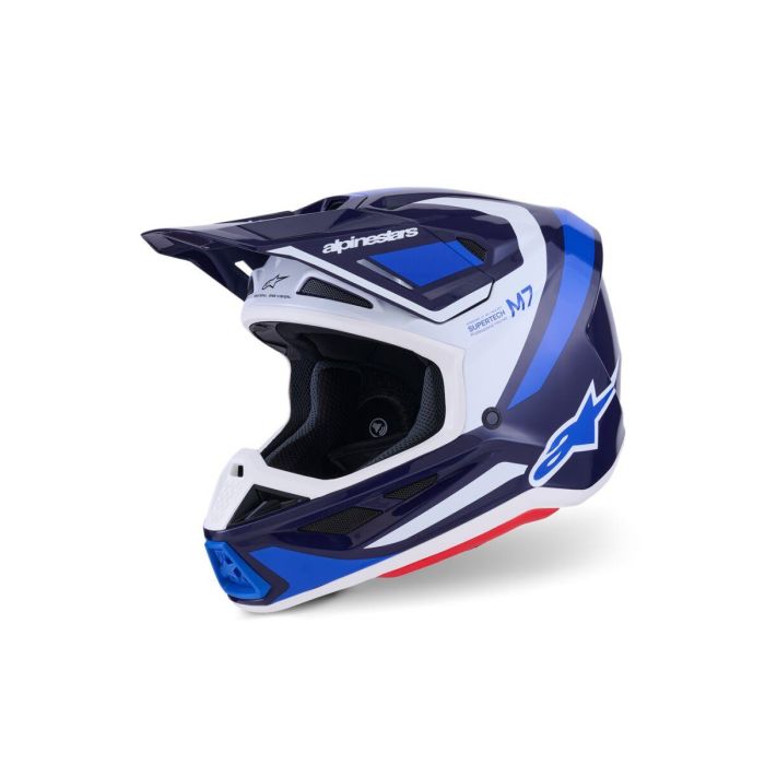 ALPINESTARS SM7 Rise Helmet BLUE/WHITE 2025 Model