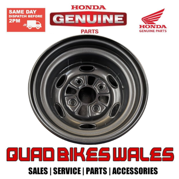 Genuine Honda REAR WHEEL BLACK 42650-HR3-A20ZA 42650-HR3-A20ZA