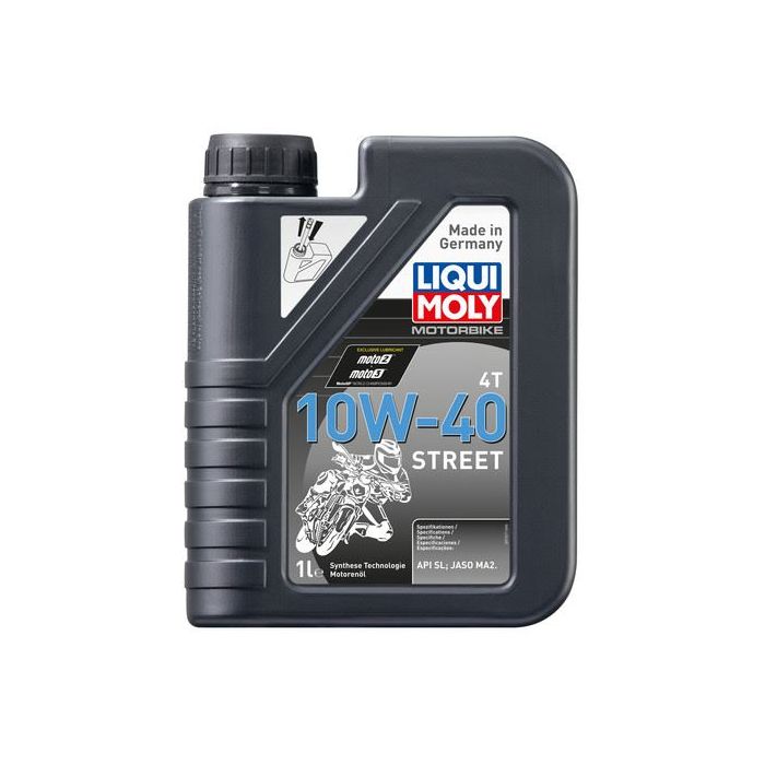 LIQUI MOLY 4 Stroke 4T Synthetic 10W-40 Street Oil 1l