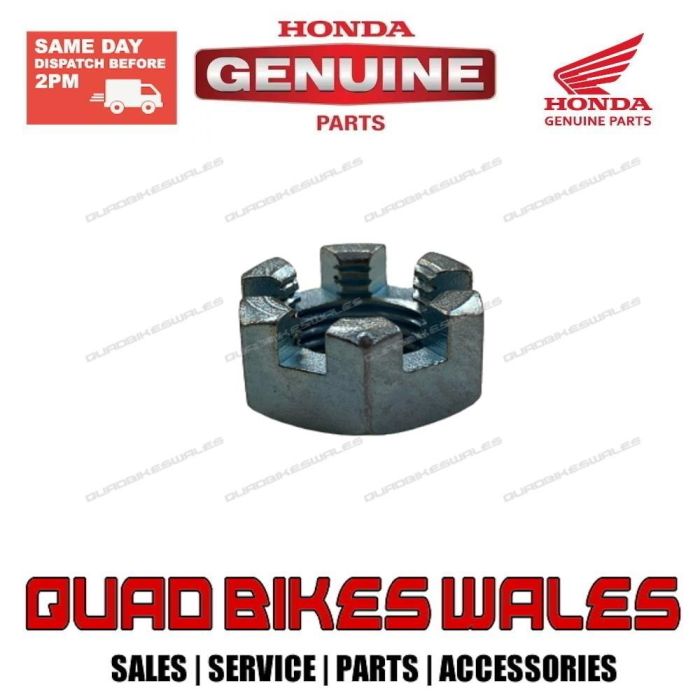 Genuine Honda NUT CASTLE 12MM 90310-hb9-000