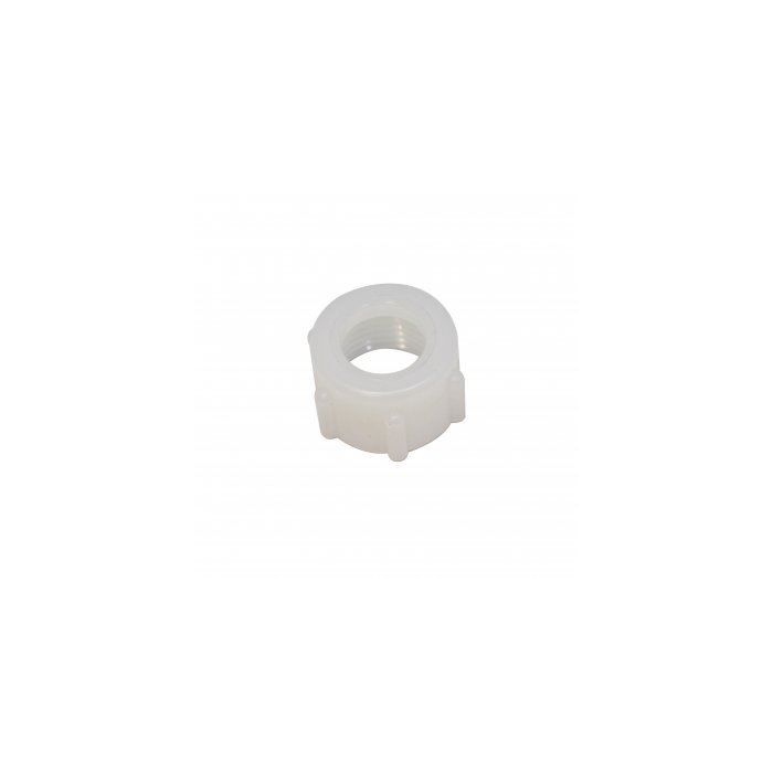 Fimco Parts Nylon Nozzle Cap 11/16 White Nylon Nut
