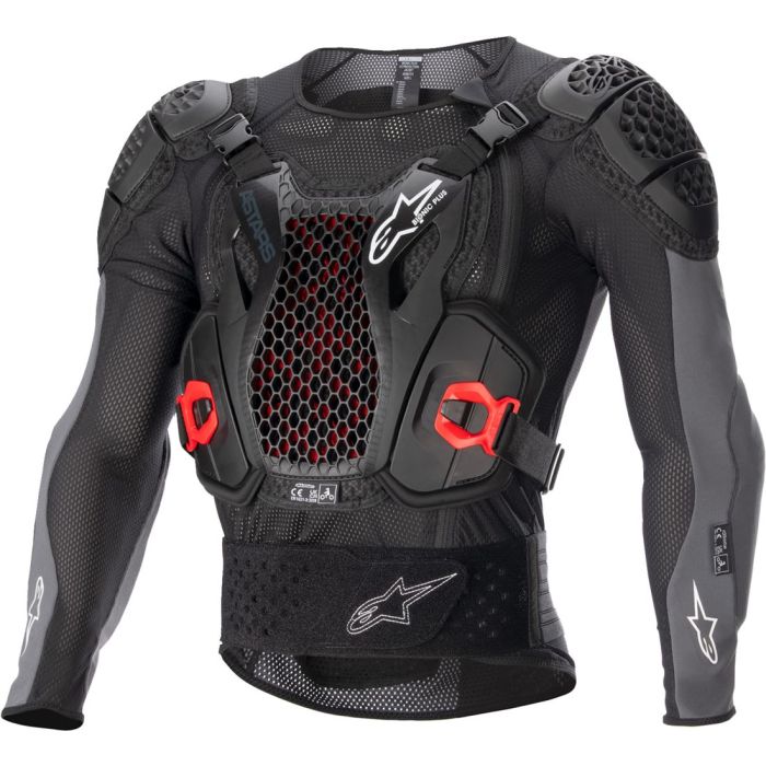 Alpinestars Bionic Plus V2 Black Protection Jacket Red