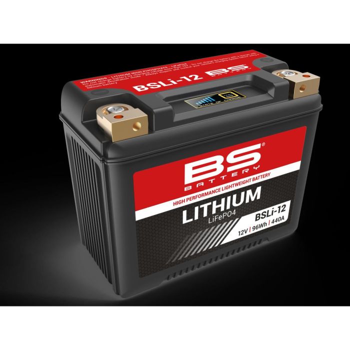 BS Battery Lithium BSLI12 (L) 165mm (W) 86mm (H) 130mm