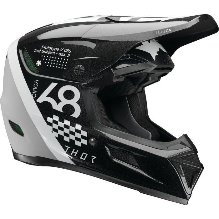 THOR Reflex Sport Riot MIPS® Helmet BLACK/WHITE 2025 Model