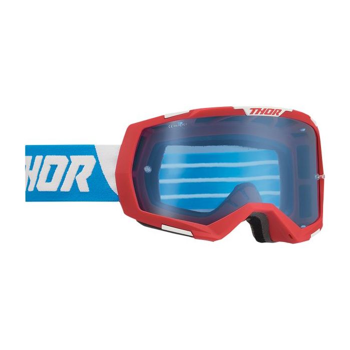 THOR Regiment Goggles White/Red/Blue