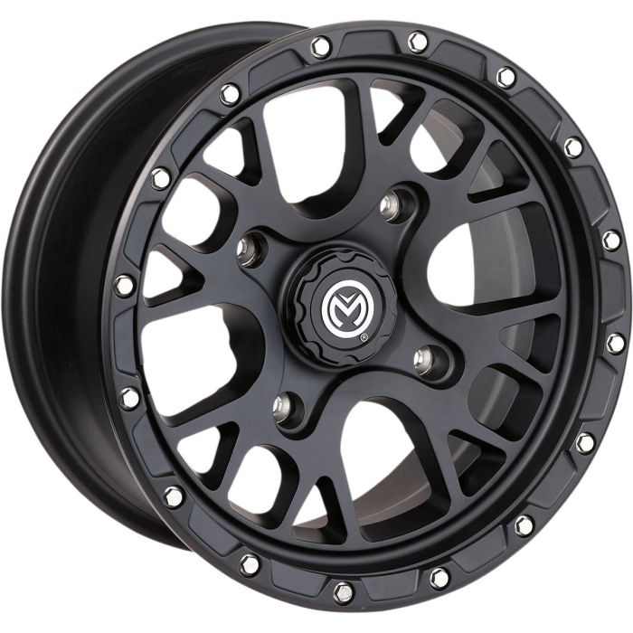 Moose Utility 545X MO 14x7 4/156 Satin Black Alloy Quad UTV Wheel