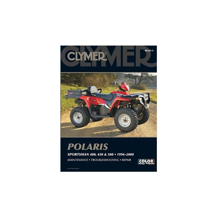 Polaris Sportsman 400,450 & 500 96-08 Clymer Workshop Manual