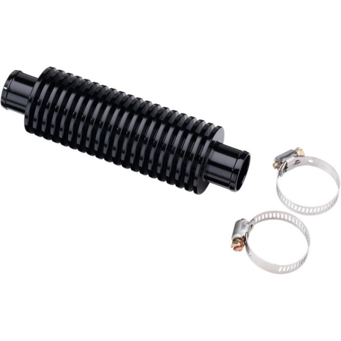 Moose Racing Black Aluminium In-Line Cooler 134.9 mm x 38.1 mm