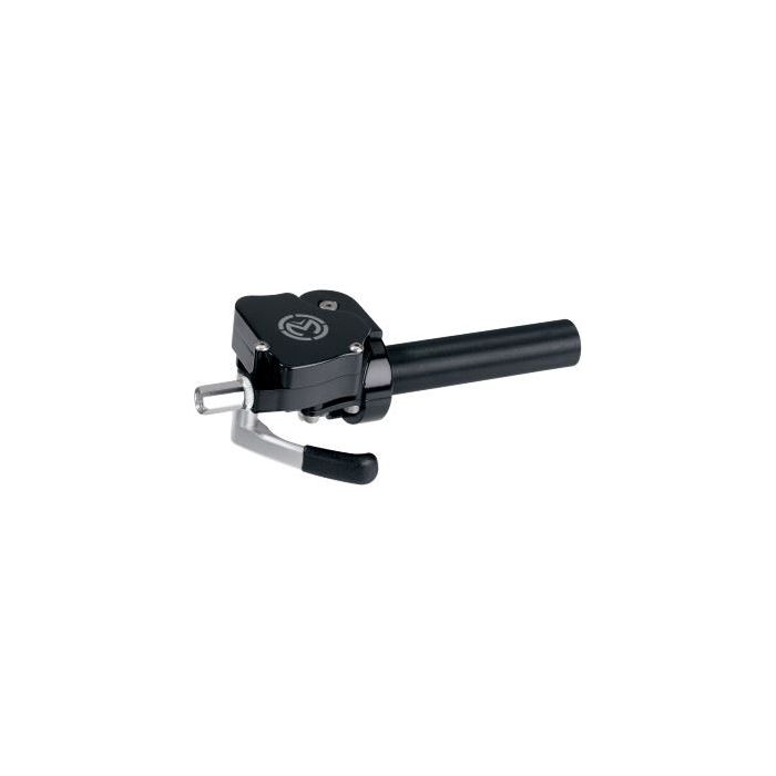 Quad Bike Billet Aluminium Dual Gasser Thumb & Twist Throttle BLACK