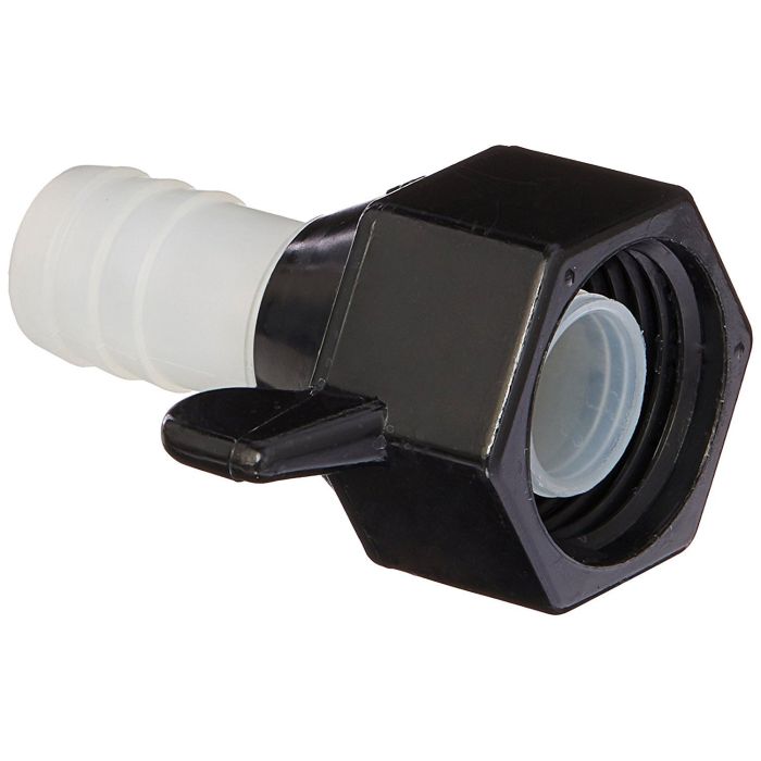 Shurflo 1/2" Female Swivel Nut Pump Connector Straight 1/2" Hose Tail 234-2926